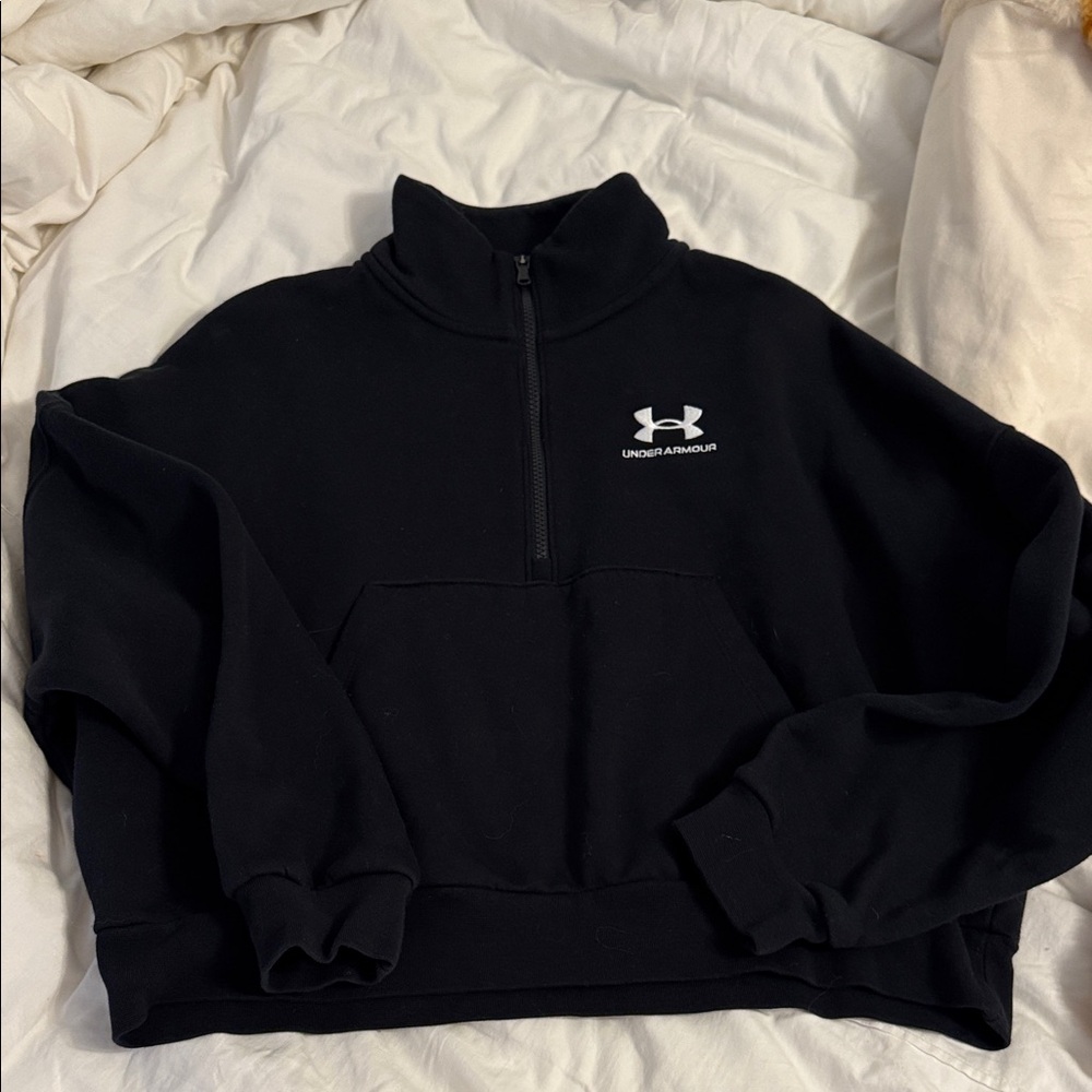 Under Armour Black Half-Zip Sweatshirt